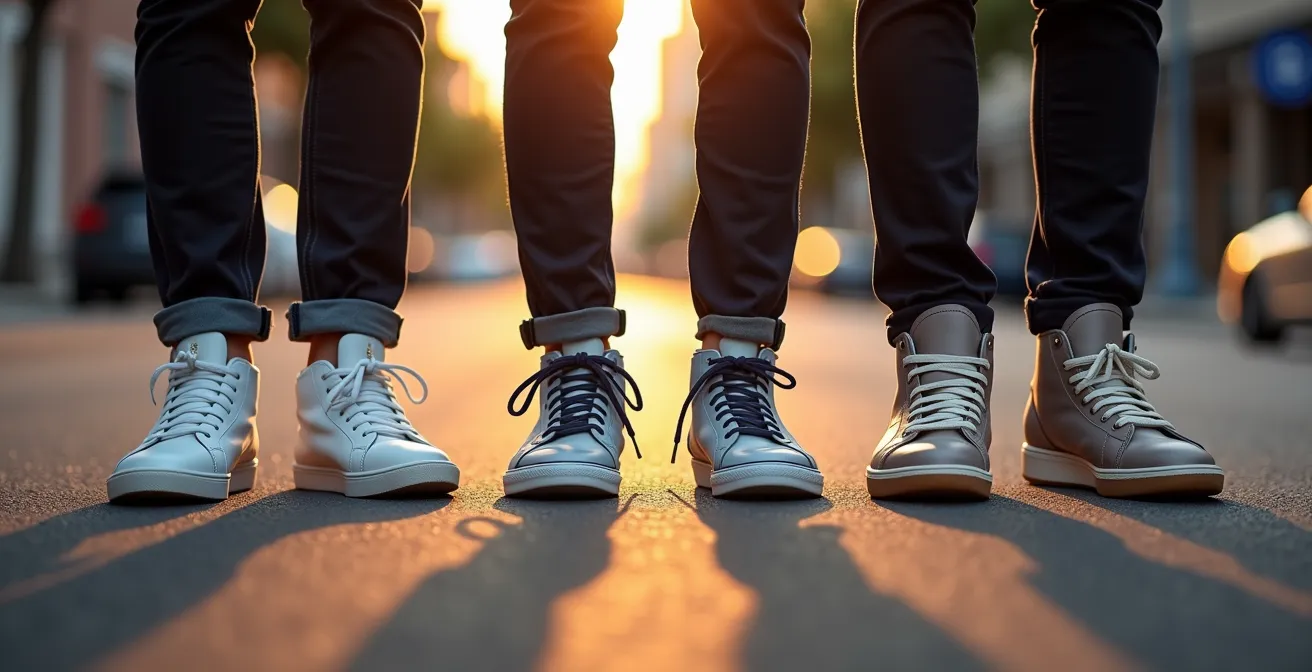 Comparaison de trois styles de laçage sur des Jordan 1 et Dunk