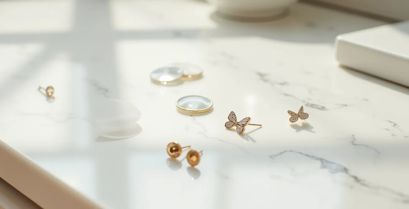 Démonstration des différentes solutions de support pour lobes d'oreilles fragilisés