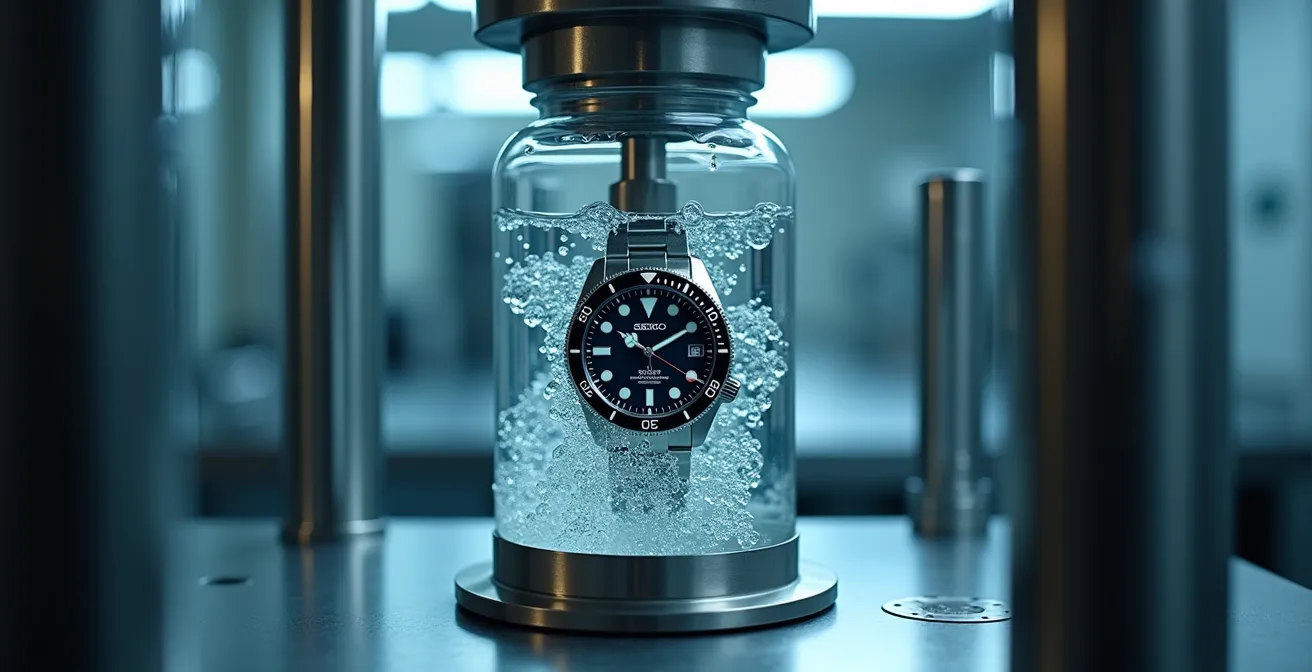 Testeur d'étanchéité professionnel pour montres avec manomètre